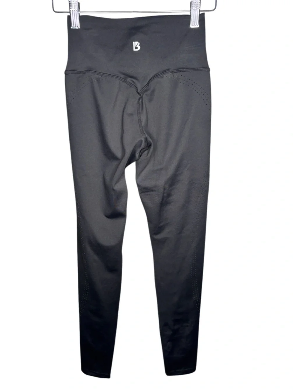 BuffBunny Collection Leggings | Black High Rise Seamless | Perforated Detail | S
